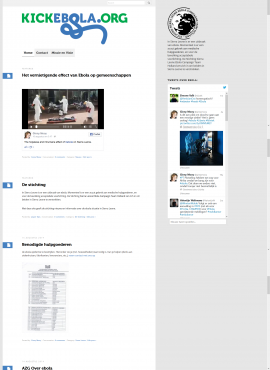 Screenshot kickebola.org